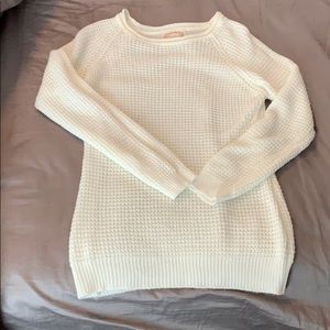 White sweater. Size small